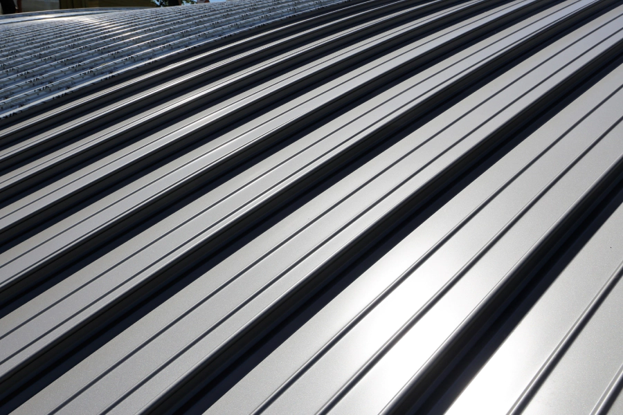 metal roof installation